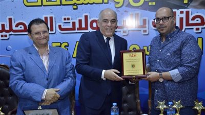 نادي الصيد يكرم أبطال السباحة والجمباز بحضور رئيس اللجنة الأولمبية