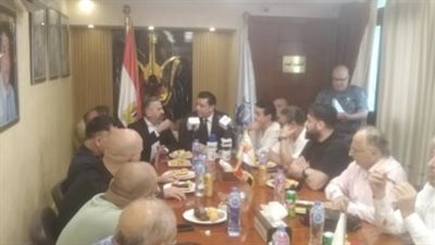 فريد بو سعيد يزور نقابة الموسيقيين في مصر 