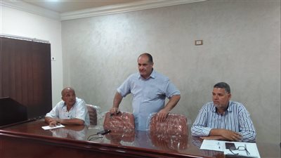 مركز أجا يستعرض موقف الأراضي المخصصة لمشروعات حياة كريمة