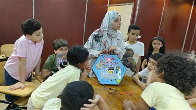 ورشة كهروب العلمية في مكتبة مصر الجديدة للطفل