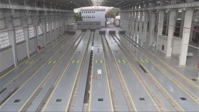 على مساحة 11 فدانًا.. النقل تنشر فيديو مهمة لورش المنيا لصيانة وعمرة عربات الركاب 