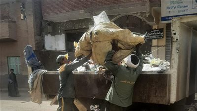 رفع 450 طن مخلفات واتربة فى الأقصر
