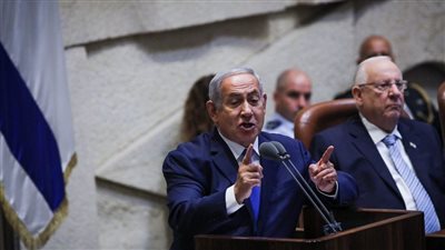 نتنياهو ينتقد معارضيه فى الكنيست الاسرائيلى 