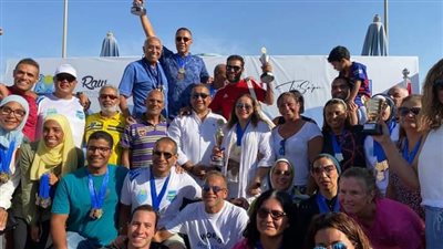 الصيد يتوج ببطولة هليوبوليس الدولية لسباحة الأساتذة