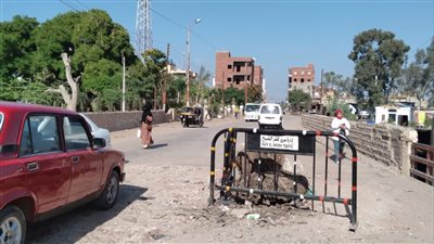 غلق كويري الهويس بمركز بيلا لإجراء أعمال الصيانة