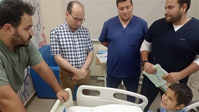 وكيل الصحة يجري جولة مرورية بمستشفي القناطر الخيرية العام 