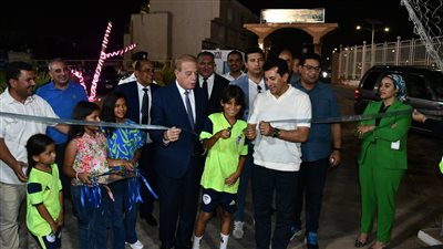 محافظ جنوب سيناء ووزير الشباب يفتتحان أعمال تطوير الملعب الخماسي بشرم الشيخ