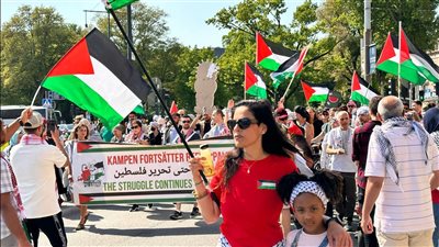 استمرار المظاهرات في استوكهولم ضد إسرائيل لوقف الإبادة الجماعية بغزة