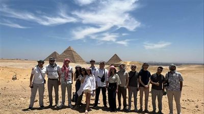 الشباب والرياضة تُنظم زيارة لمنطقة أهرامات الجيزة لممثلي جامعات دولة أذربيجان