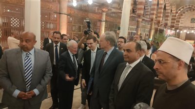 رئيس المجلس الأعلى للاثار يفتتح مشروع تطوير مسجد المارداني