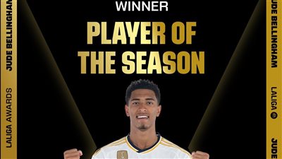 جود بيلينجهام يفوز بجائزة افضل لاعب في الدوري الأسباني