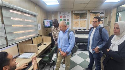 وفد الاتفاقية الدولية لوقاية النباتات يشيد بمشروع حصر ومكافحة مرض العفن البني في البطاطس