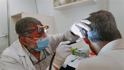 2300 مريض يستفيدون من خدمات القافلة الطبية بالدهتمون 