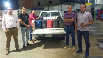 ضبط 500 لتر بنزين وسولار أثناء بيعهم في السوق السوداء بالفيوم 