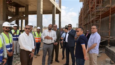محافظ الدقهلية يتفقد المنطقة التجارية واللوجستية الجديدة 