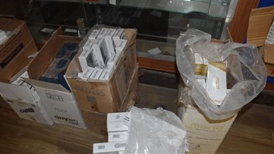 غلق وتشميع محل سجائر يعمل بدون ترخيص في طنطا 