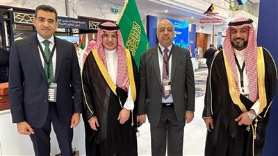 زيارات مهمة لجناح مدينة الإنتاج الإعلامي في السوق الإعلامي بالبحرين 