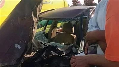 إصابة شخص جراء تصادم سيارتين جامبو وملاكي في المنوفية