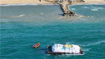 مسؤول قبرصي: الممر البحري لغزة يعمل والمساعدات مخزنة 