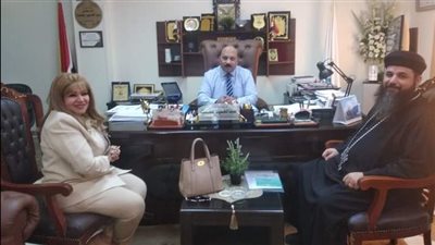 مياه القناة تبحث توصيل المياه لمارى جرجس بالقنطرة غرب