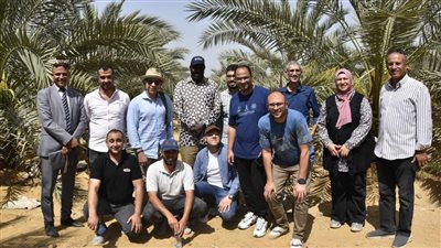  وفد الاتفاقية الدولية لوقاية النباتات IPPC يزور الحجز الزراعي 