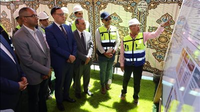 نائبا وزير الإسكان ومحافظ الغربية يتفقدان محطة معالجة كفر الساحل الجاري تنفيذها