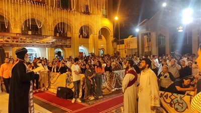 احتفالية لمطرانية الزقازيق ومنيا القمح لإحياء ذكري مرور العائلة المقدسة بالشرقية