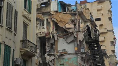 دون إصابات بشرية .. انهيار عقار بمنطقة العصافرة بالإسكندرية 