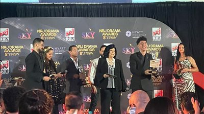 ظهور مميز للفنانة إسعاد يونس بحفل كأس إنرجي للدراما