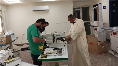 تجهيز 3 مشغل لتدريب الفتيات بقرى 