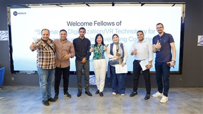 جامعة طيبة التكنولوجية تختتم مشاركتها في الدورة التدريبية حول الواقع الافتراضي التعليمي