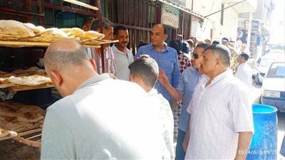 حملات تفتيشية  على المخابز البلدية بالمنيا
