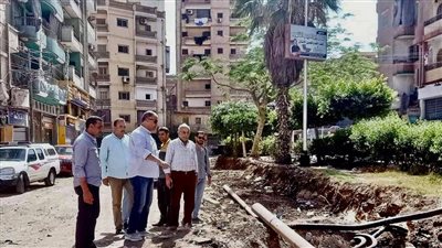 محافظ الغربية يتابع أعمال رصف وتطوير شارع الجيش بكفر الزيات