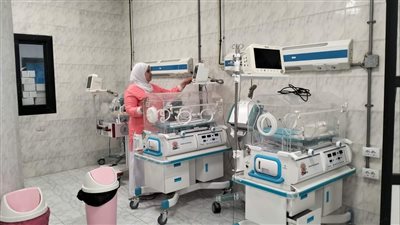 بدء تشغيل قسم الحضانات وعيادة أطفال بحميات التل الكبير