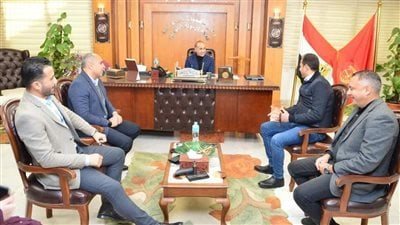 رئيس مدينة بورفؤاد يناقش استعدادات بدء امتحانات الثانوية العامة 