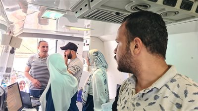 وكيل صحة البحيرة يتفقد أعمال القافلة الطبية العلاجية بأبوحمص