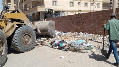 رفع 2100 طن تراكمات ومخلفات بحدائق الأهرام