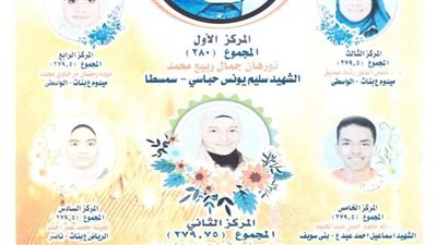 محافظ بني سويف يعتمد نتيجة  الشهادة الإعدادية بنسبة نجاح  76.2 %