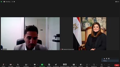 وزيرة الهجرة تعقد لقاء ًمع مستثمر مصري بفنلندا.. وتستمع إلى مقترحاته الاستثمارية 