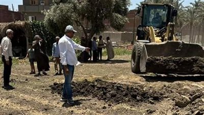 إزالة التعديات على 8 قراريط أراضى زراعية بالفيوم 