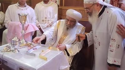 بدء الاحتفالات بعيد الأنبا إبرام بالفيوم 