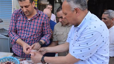  ضبط 49 كيلو لحوم وأسماك غير صالحة بالغربية