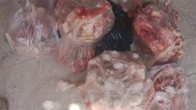 ضبط 40 كيلو دواجن مجمدة غير صالحة للاستهلاك بالفيوم 