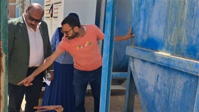 رئيس مياه القناة يتفقد محطات مياه الشرب بمحافظة السويس
