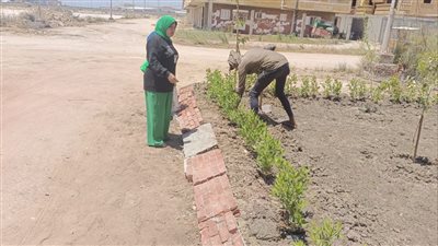 رفع  2340 طن قمامة ومخلفات صلبة بجمصة