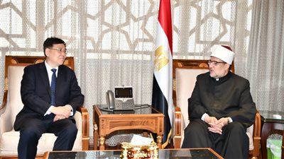 رئيس مصلحة الدولة الصينية للشؤون الدينية يشيد برؤية السيسي للحضارة الإنسانية 