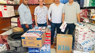 ضبط كمية من السجائر الأجنبية والتبغ الغير خالص الضرائب والرسوم بالبحر الأحمر 