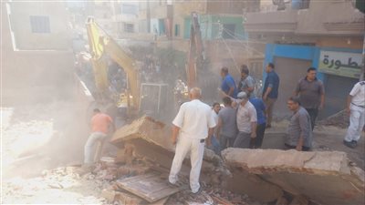 نكشف أسباب انهيار عقار ميت غمر بالدقهلية