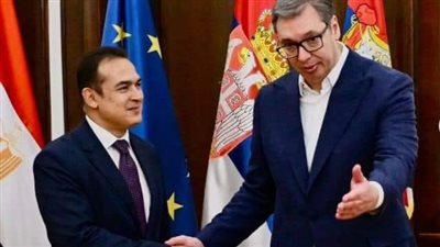 سفير مصر في بلجراد يلتقي رئيس جمهورية صربيا