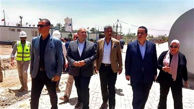 رئيس الجهاز التنفيذي للمياه والصرف ونائب محافظ الجيزة يتفقدان مشروعات بأبو النمرس